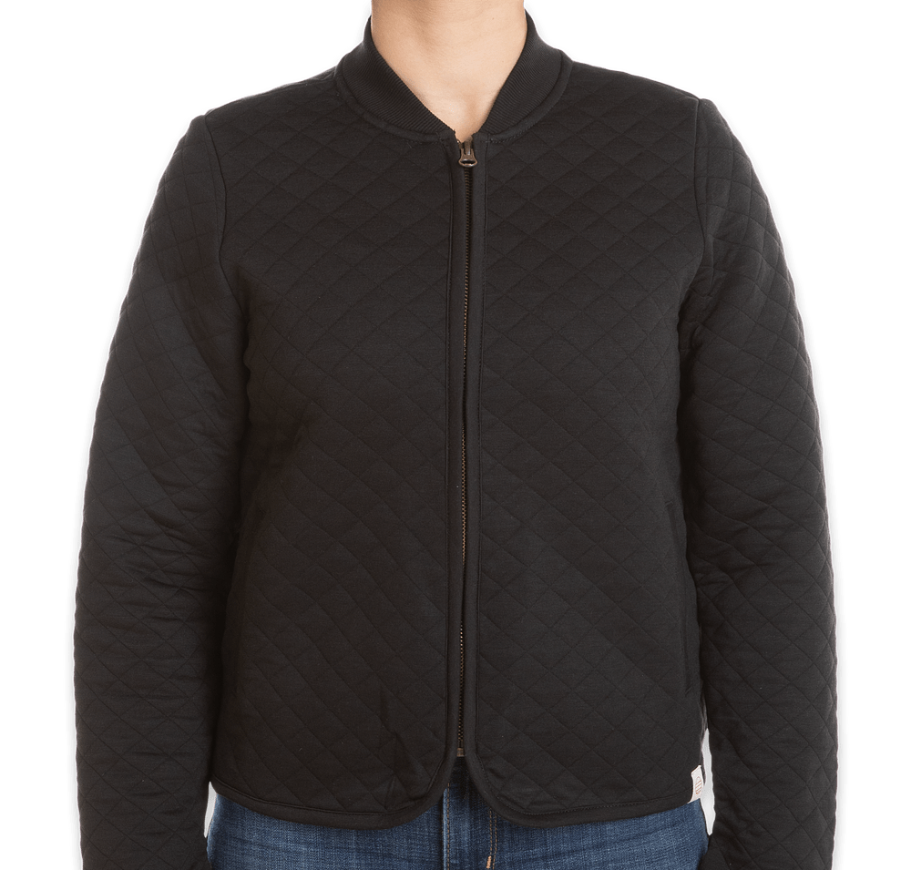 Marine Layer Women's Corbet Quilted Full Zip Sweatshirt-default