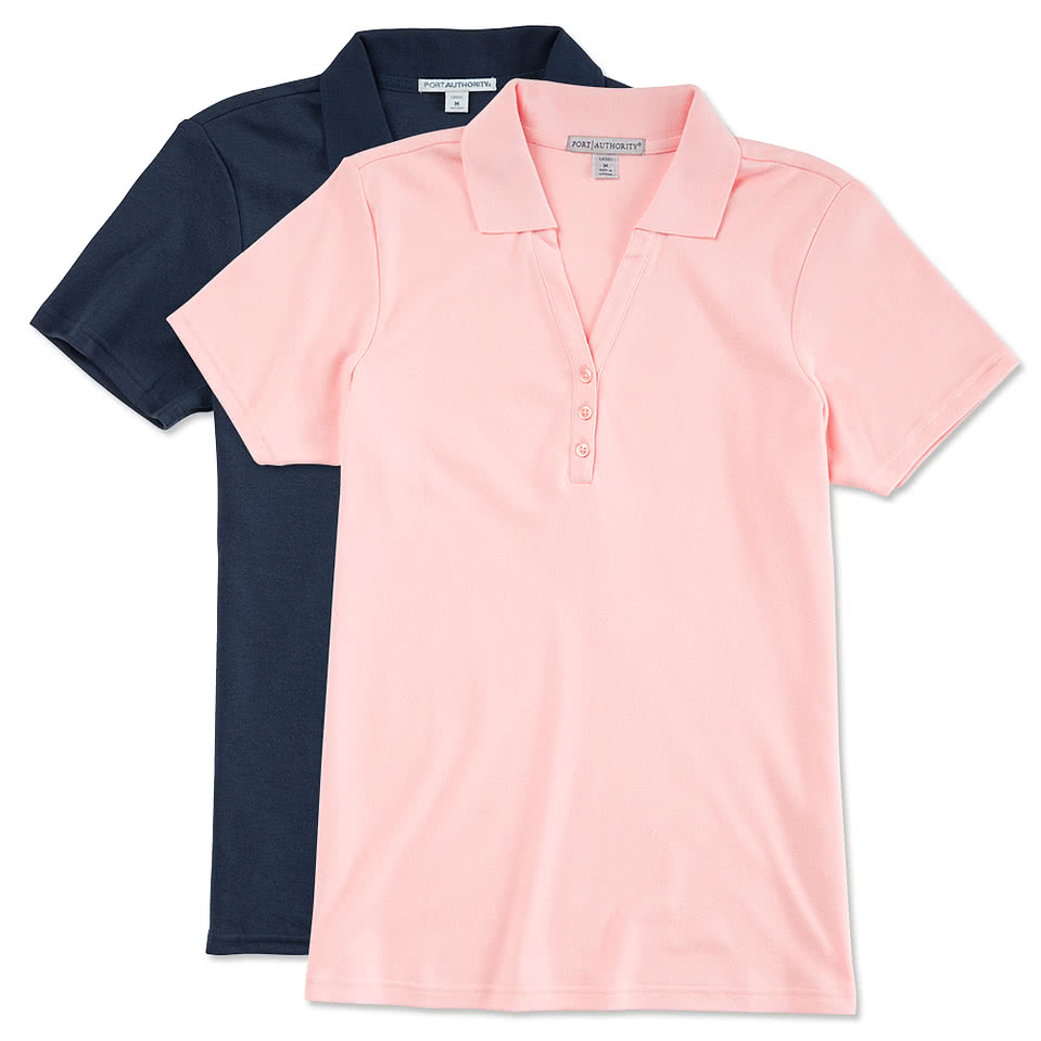 Port Authority Ladies Silk Touch Interlock Polo