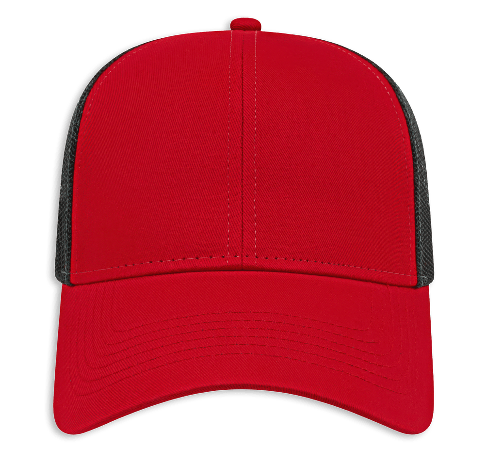 Cap America Two-Tone Mesh Back Trucker Hat-default