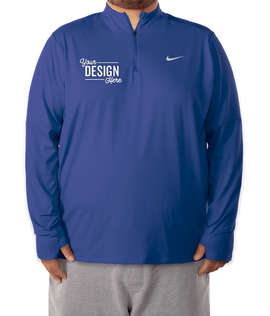 Nike Dri-FIT Element Half Zip Performance Blend Shirt - Color: Royal