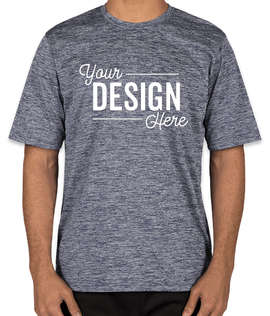 Sport-Tek Electric Heather Performance Shirt - Color: True Navy Electric