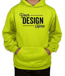 Badger Performance Pullover Hoodie - Color: Safety Yellow