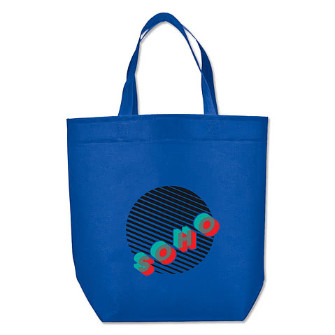 Full Color Challenger Medium Non-Woven Shopper Tote Bag | Custom