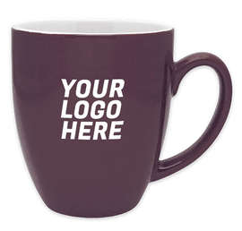 16 oz. Two-Tone Bistro Mug - Color: Purple