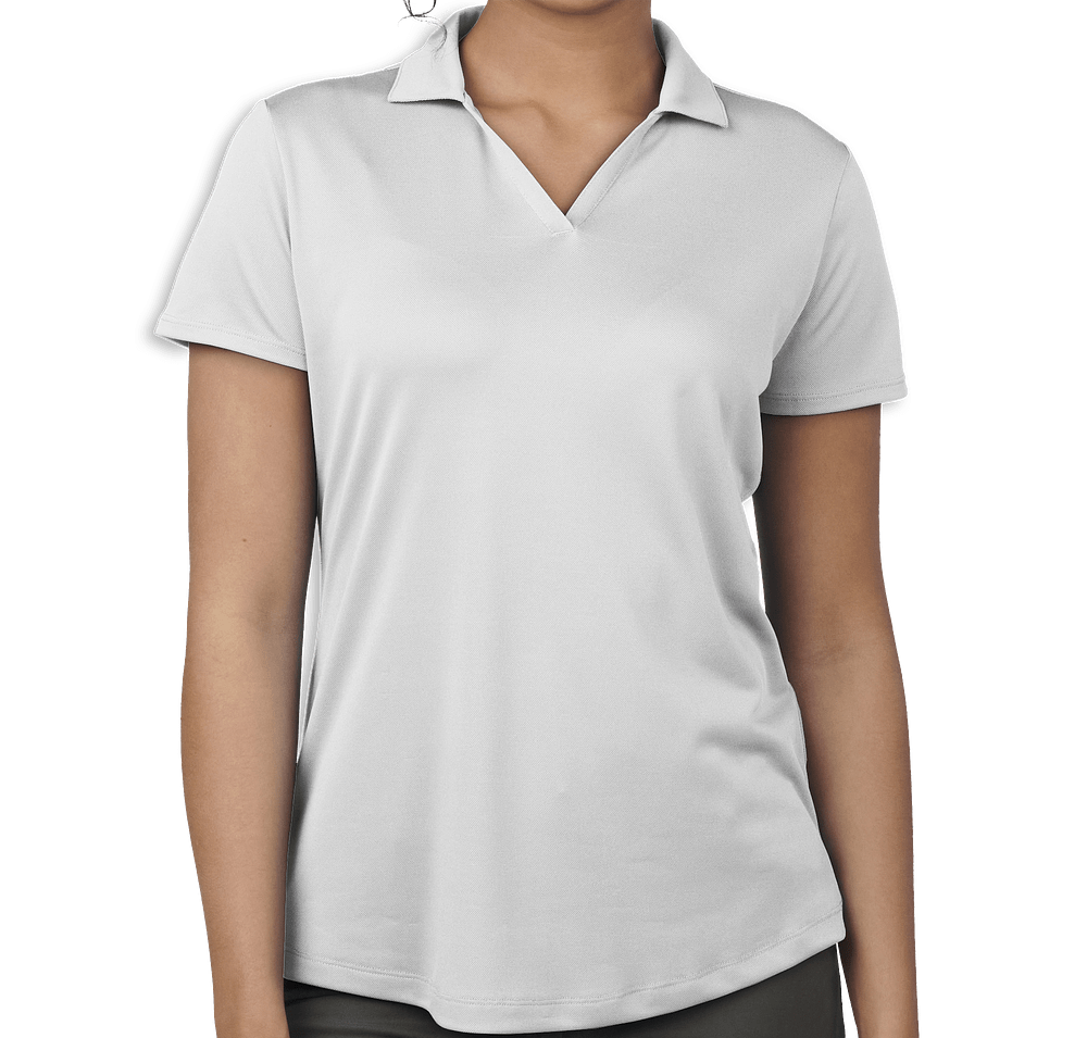 Edwards Women's Mini-Pique Snag Proof Performance Polo - Printed-default