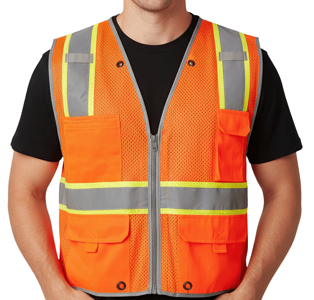 Kishigo Brilliant Series Heavy-Duty Class 2 Safety Vest-default