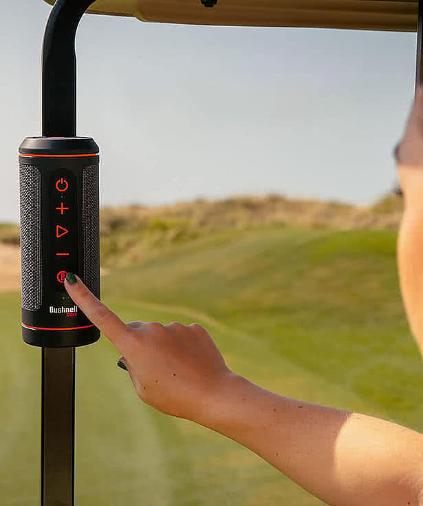 Full Color Bushnell Golf Wingman 2 Portable Wireless Bluetooth Speaker