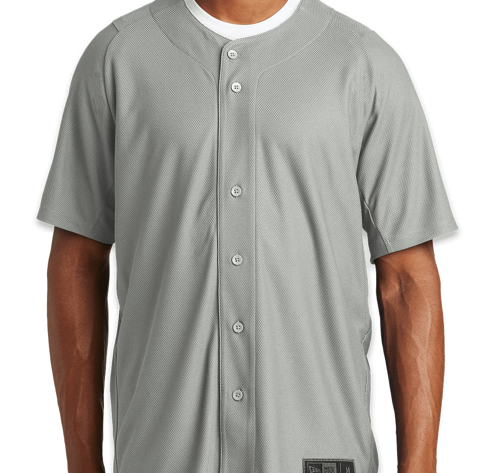 New Era Diamond Era Full Button Baseball Jersey-default