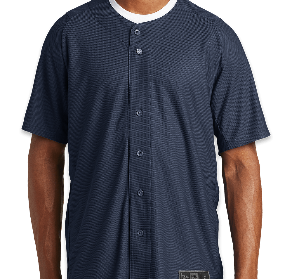 New Era Diamond Era Full Button Baseball Jersey-default