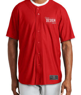 New Era Diamond Era Full Button Baseball Jersey