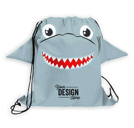 Paws N Claws Sport Drawstring Bag - Color: Shark