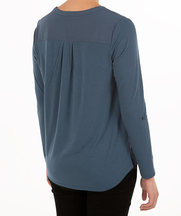 Port Authority Women's Henley Tunic Blouse
