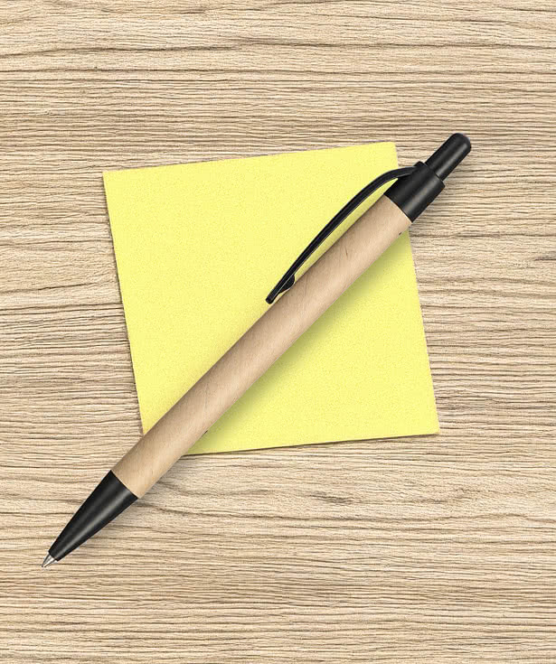 Recycled Paper Gel Pen (black ink)