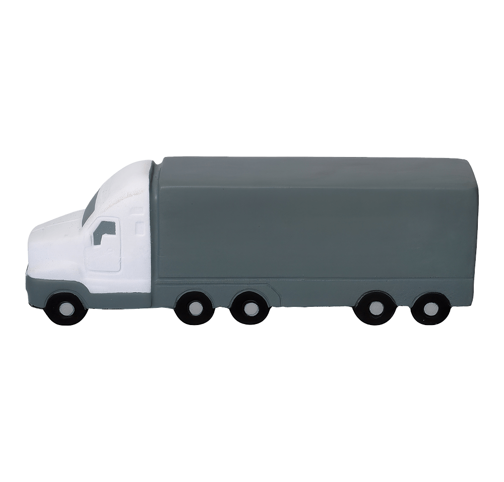 Semi-Trailer Truck Shape Stress Ball-default
