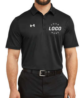 Under Armour Tech Lightweight Performance Polo - Color: Black / White