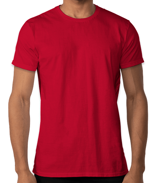 Hanes Perfect-T Crewneck T-shirt in Deep Red
