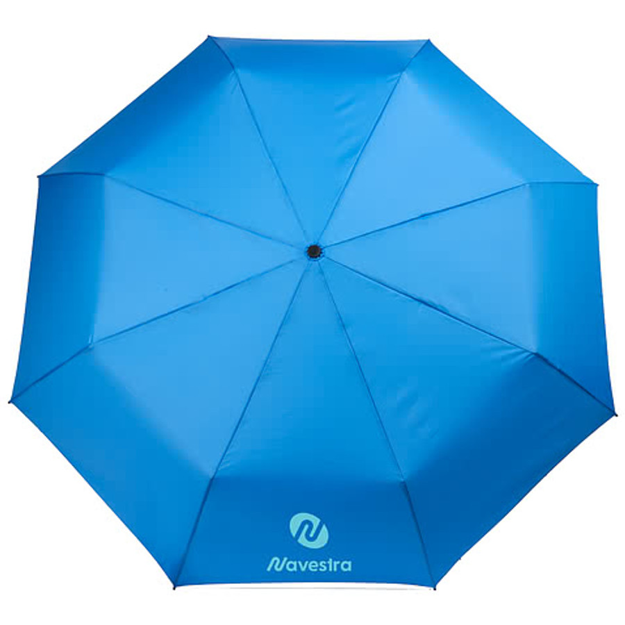 46" Arc Recycled Tri-Fold Umbrella in Navy