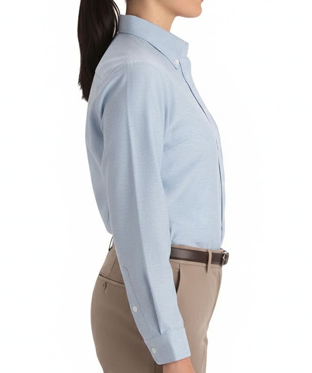 Edwards Women's Oxford Long Sleeve Easy Care Dress Shirt
