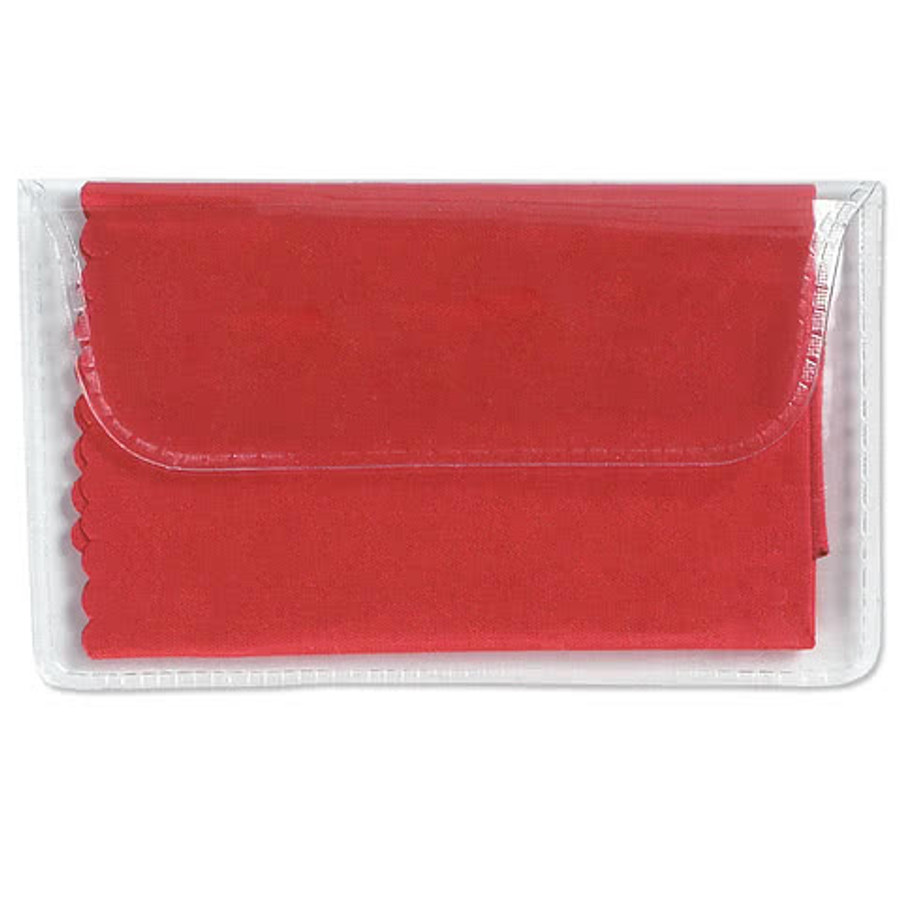Microfiber Cleaning Cloth with Case in Orange