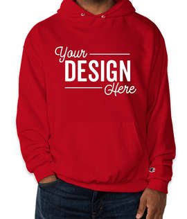 Champion Powerblend Pullover Hoodie - Color: Scarlet