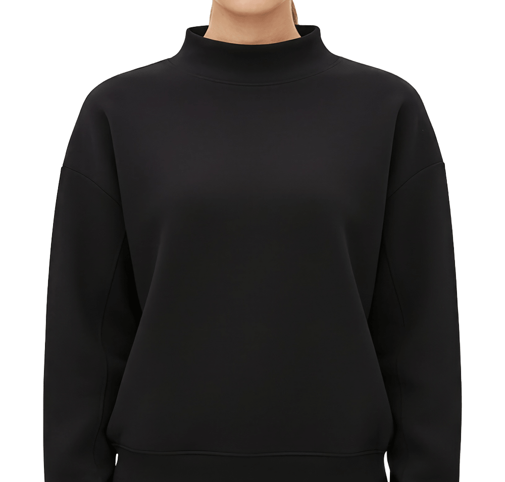 TriDri Women's Luxe Mock Neck Sweatshirt-default