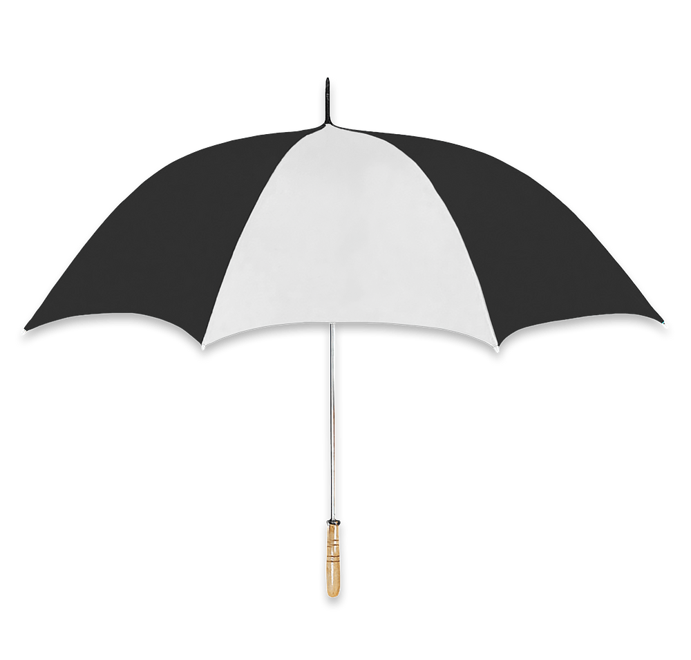 60" Arc Color Block Golf Umbrella-default