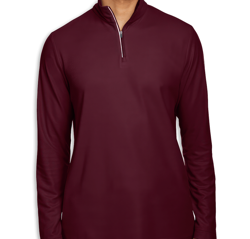 Core 365 Fusion ChromaSoft Pique Quarter Zip Sweatshirt -  Printed-default