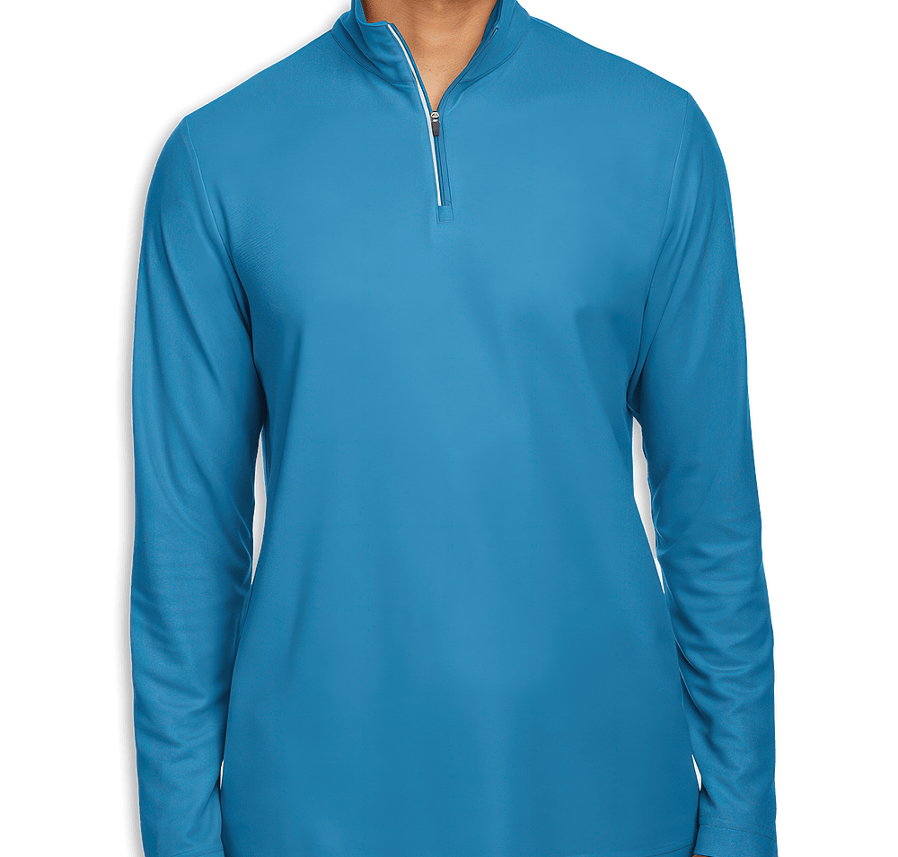 Core 365 Fusion ChromaSoft Pique Quarter Zip Sweatshirt -  Printed-default