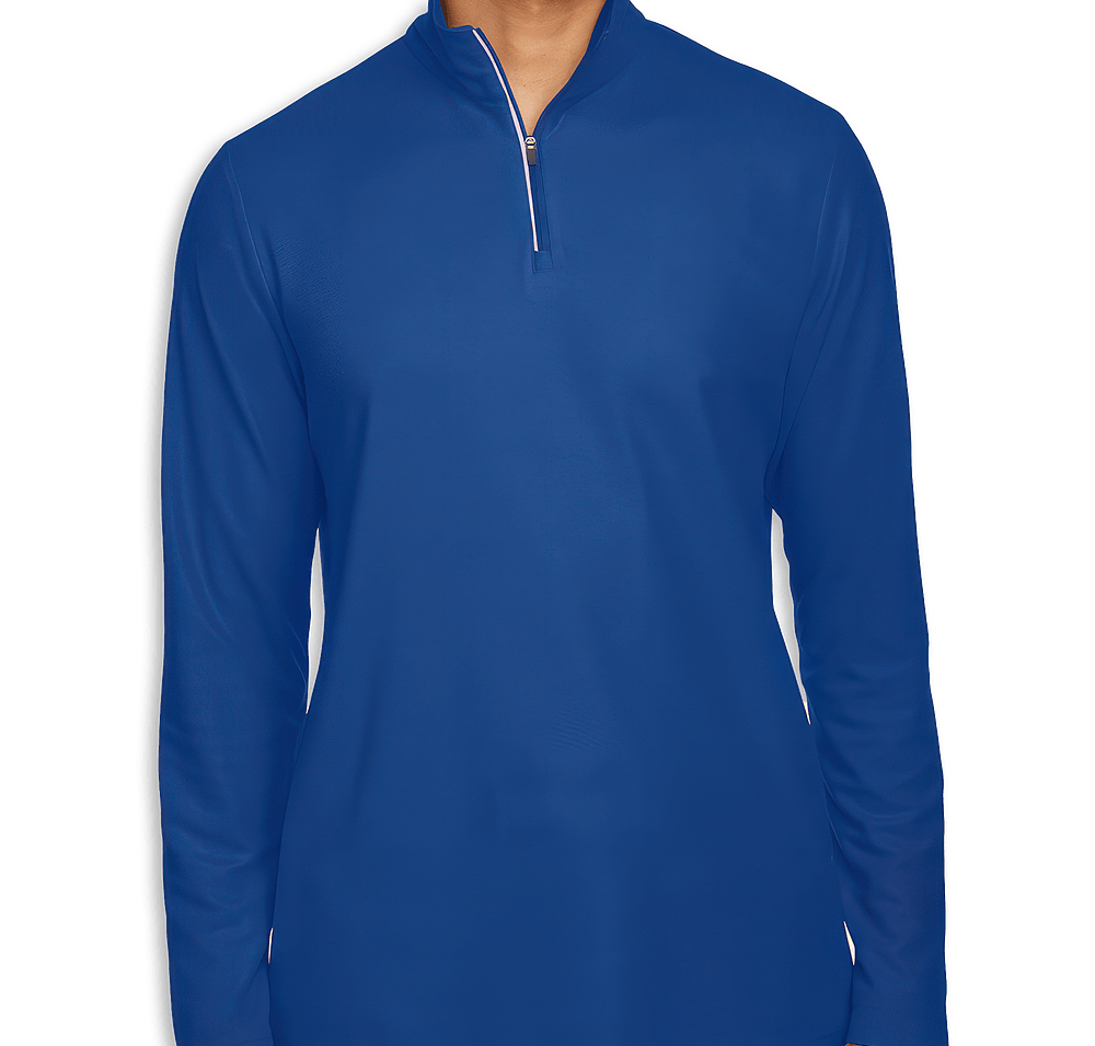 Core 365 Fusion ChromaSoft Pique Quarter Zip Sweatshirt -  Printed-default