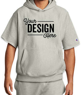 Champion Reverse Weave Short Sleeve Pullover Hoodie
