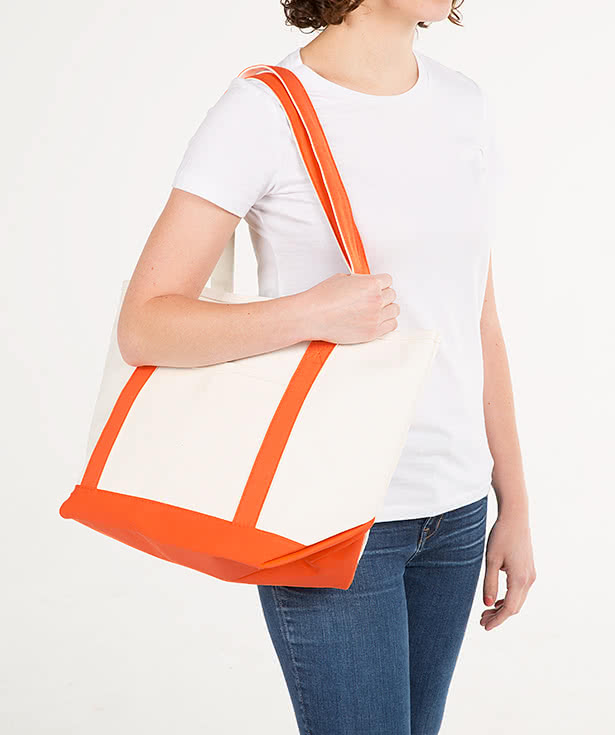 Large Premium Cotton Canvas Tote Bag