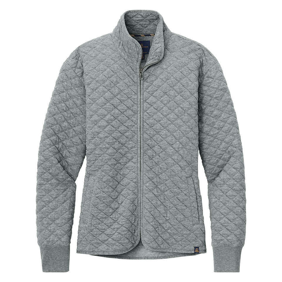 Brooks Brothers Women's Diamond Quilted Full Zip Jacket