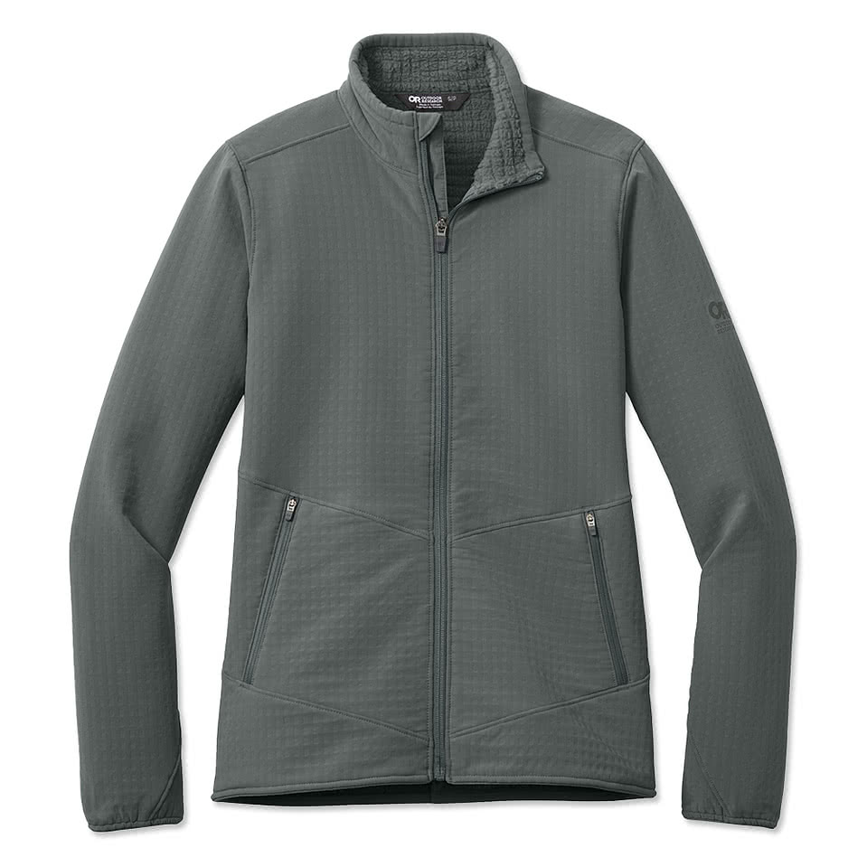 Custom Outdoor Research Women's Grid Recycled Soft Shell Jacket