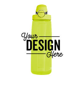 24 oz. Nalgene Tritan On-The-Fly Water Bottle - Color: Spring Green / Lime Charcoal