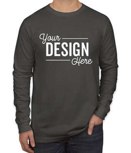 Canada - Bella + Canvas Long Sleeve Jersey T-shirt - Color: Asphalt