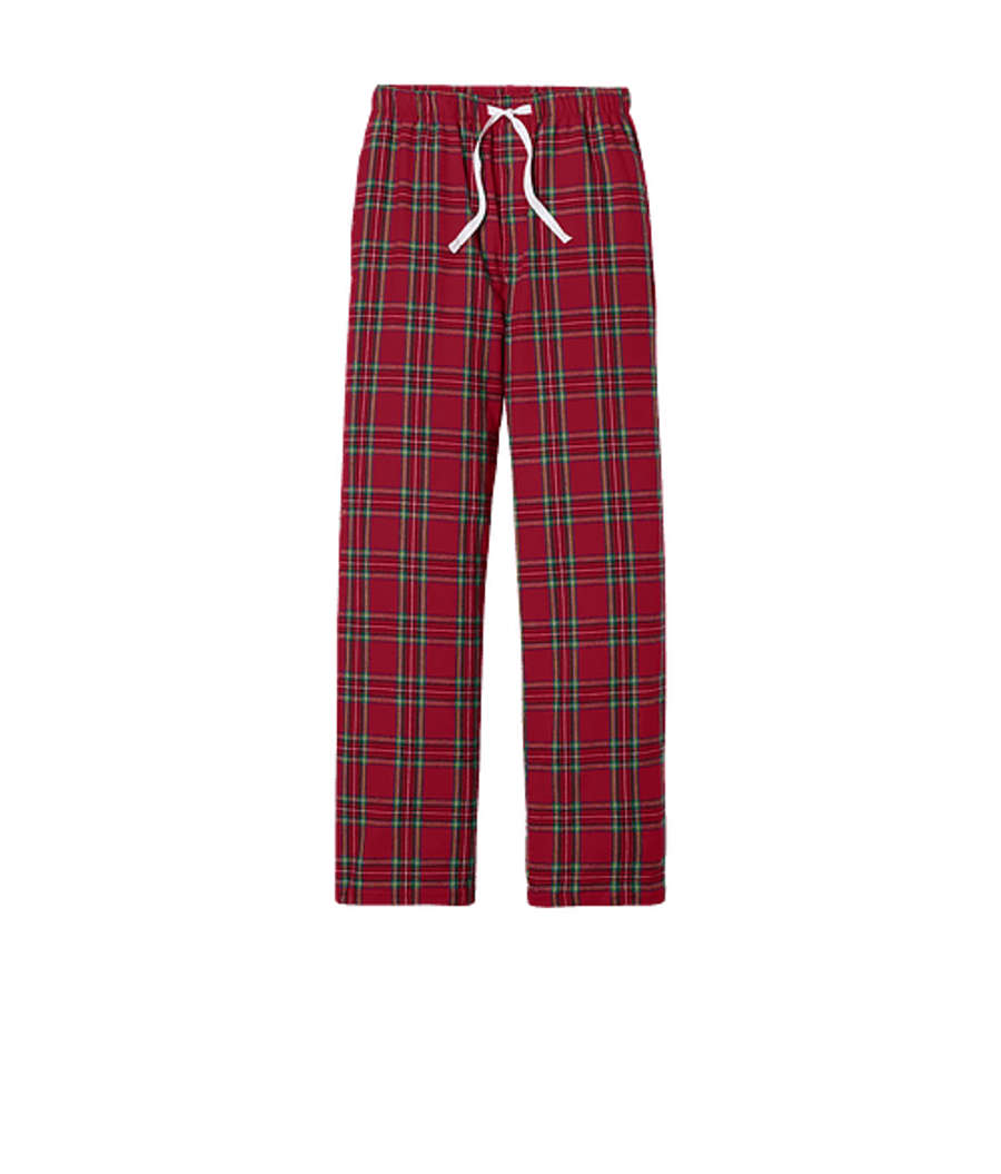 District Flannel Pocket Plaid Pant in Holiday Plaid