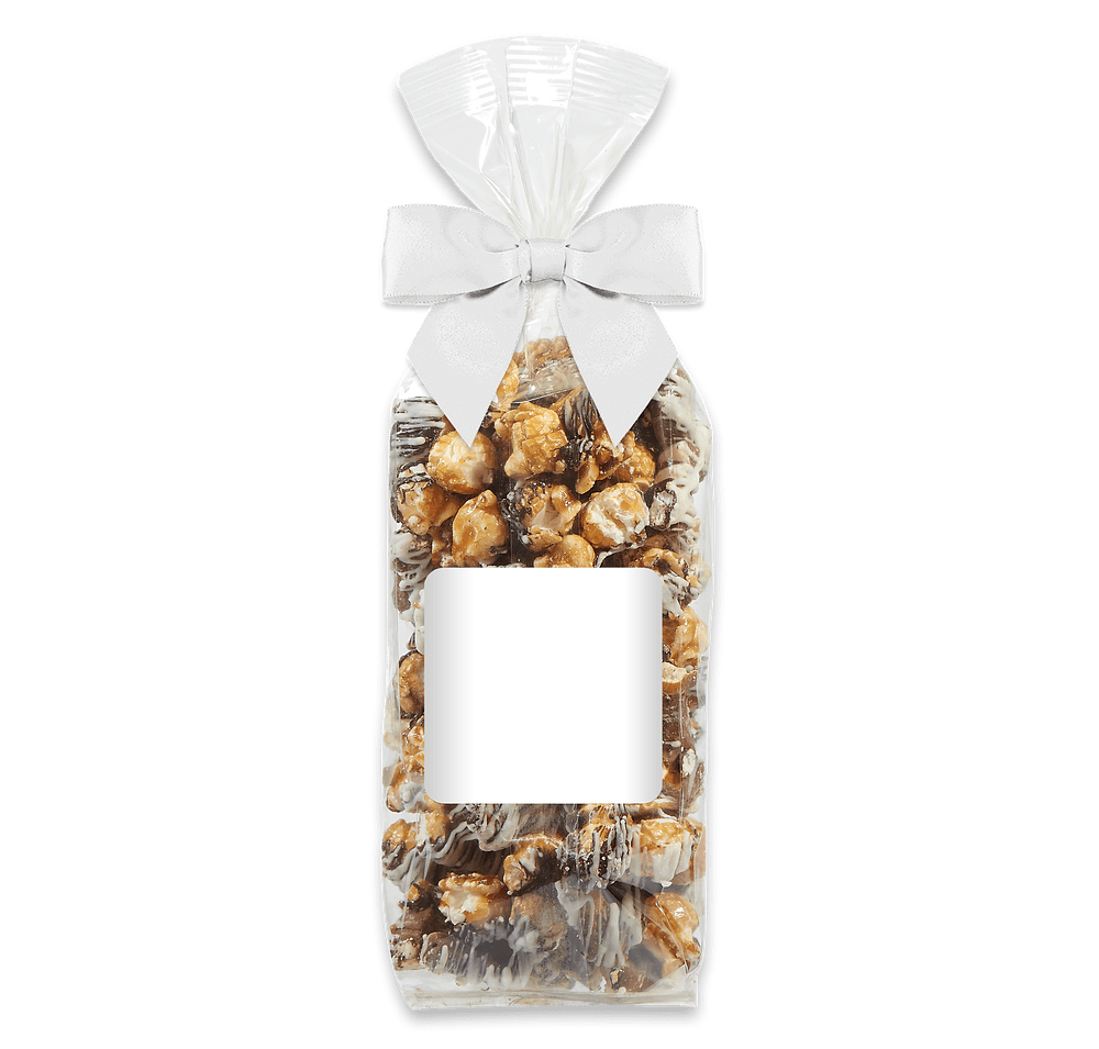 Full Color Chocolate Pretzel Gourmet Popcorn Gift Bag-default