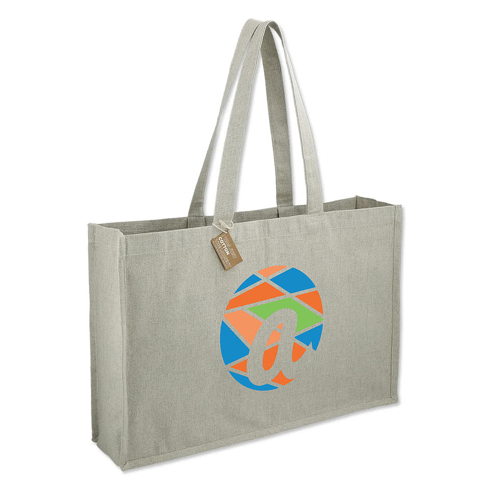 Repose Large Recycled Cotton Shoulder Tote Bag