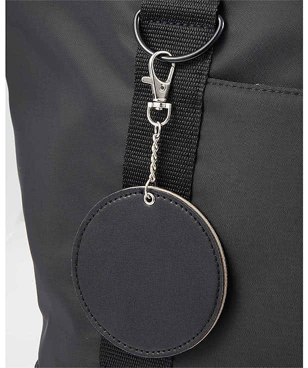 Recycled Travel Mirror Bag Charm