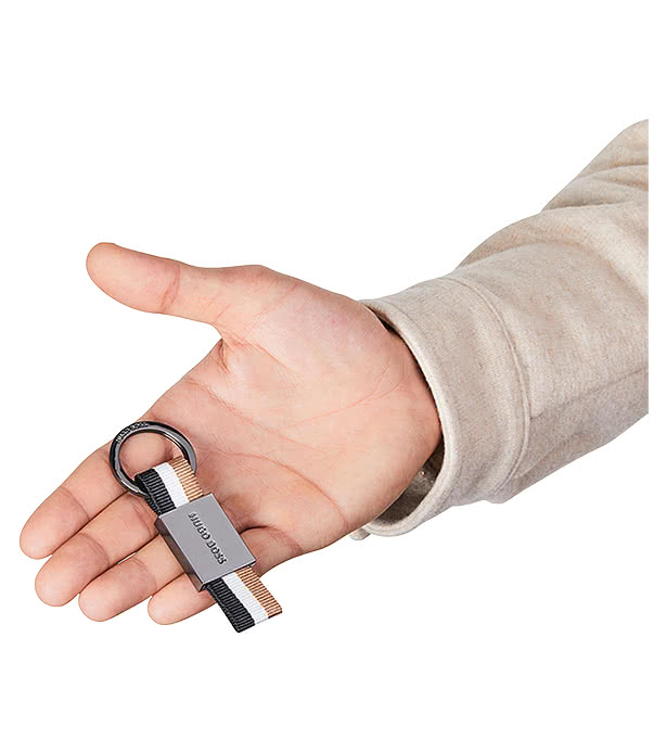Hugo Boss Laser Engraved Iconic Style Keychain
