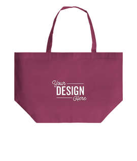 YaYa Non-Woven Shopper Tote - Color: Burgundy