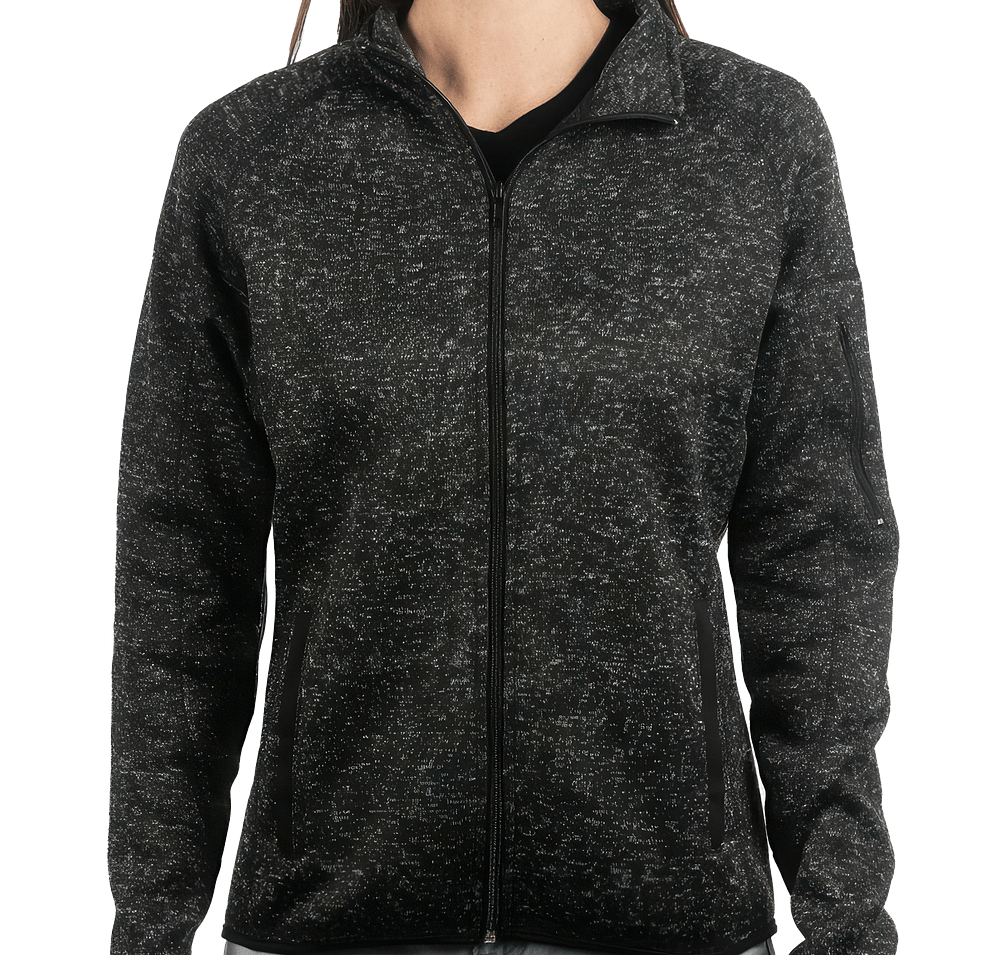 Burnside Women's Sweater Knit Full-Zip Jacket-default