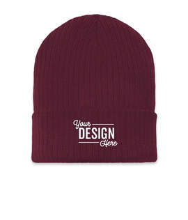 Atlantis Headwear Rio Sustainable Cuff Beanie - Color: Burgundy