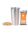 20 oz. Tumbler with Coffee Pack and Biscotti Gift Set