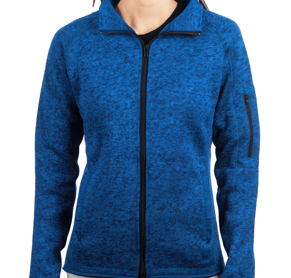 Burnside Women's Sweater Knit Full-Zip Jacket-default