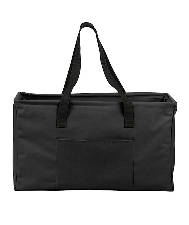 Full Color Large Poly Canvas Utility Tote Bag