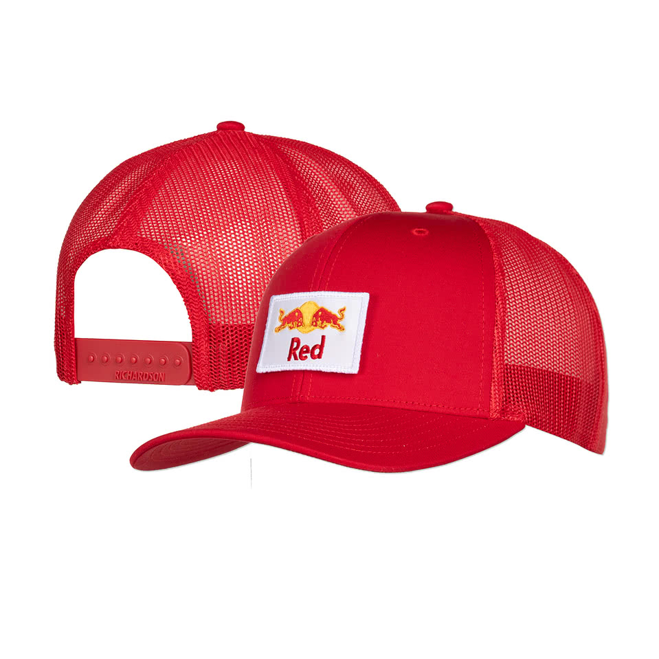 Richardson Snapback Trucker Hat - Rectangle Patch - Embroidered