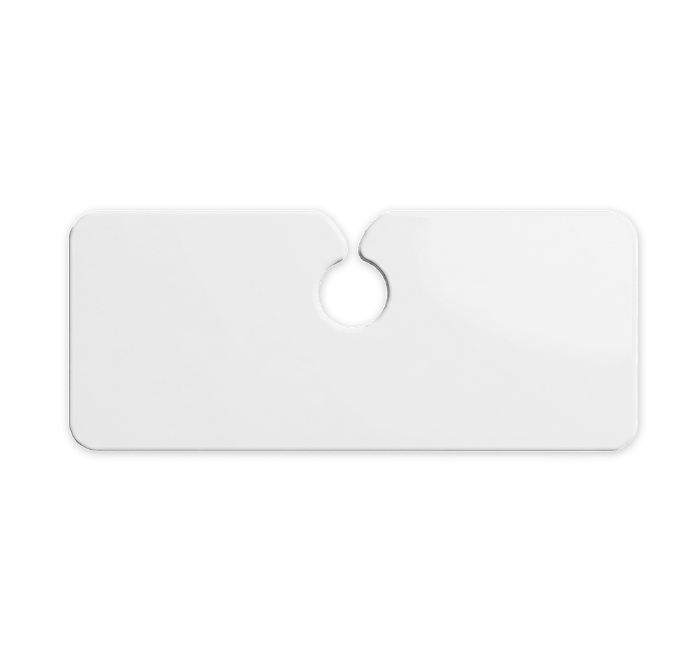 Full Color 4.75" x 2" Hidden Parking Permit Mirror Hang Tag-default