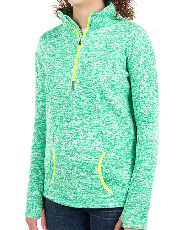 J. America Women's Cosmic Quarter Zip Performance Pullover