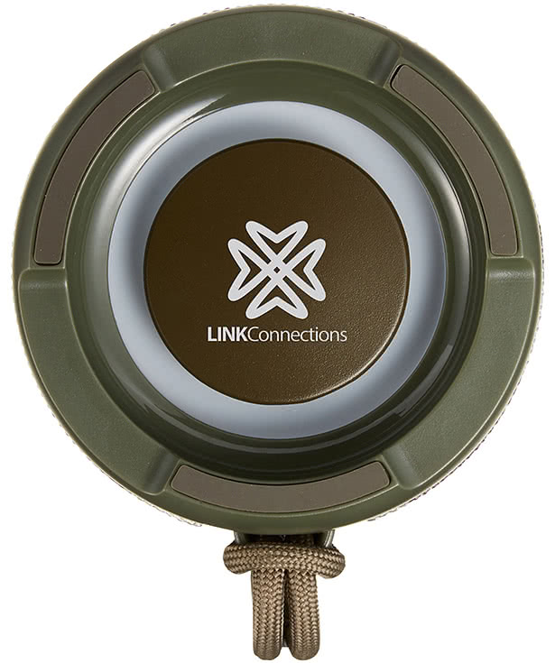 Laser Engraved Light-Up-Your-Logo Cordelia Wireless IPX7 Waterproof Speaker